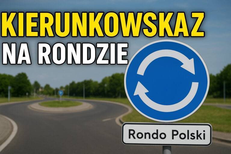 Kierunkowskazy na rondzie – polski problem z ruchem okrężnym